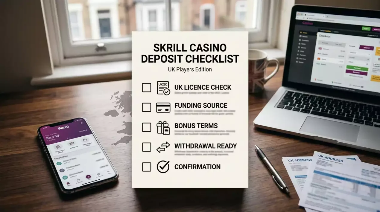 Skrill Casino Checklist for UK Players Before Depositing